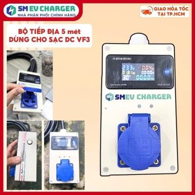 Sạc xe điện VinFast VF3 3kW DC - Tốc độ nhanh, tương thích VF3-VF9 - Giá ưu đãi 11,875,000 VND 8