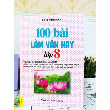 Sách 100 Bài Làm Văn Lớp 8 - GDGDPT mới, Giá chỉ 62.300đ, Đề luyện thi, Tập viết chuẩn