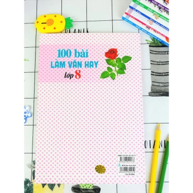 Sách 100 Bài Làm Văn Lớp 8 - GDGDPT mới, Giá chỉ 62.300đ, Đề luyện thi, Tập viết chuẩn