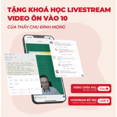 Sách 100 đề minh hoạ thi 10 môn Toán Moonbook - Giá ưu đãi 150.000 VND giảm từ 193.500 VND 4