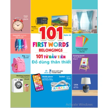 Sách 101 First Words - 101 Từ Đầu Tiên Song Ngữ Anh-Việt, Giá 44.000 - ndbooks 2 Sách 101 First Words - 101 Từ Đầu Tiên Song Ngữ Anh-Việt, Giá 44.000 - ndbooks 2