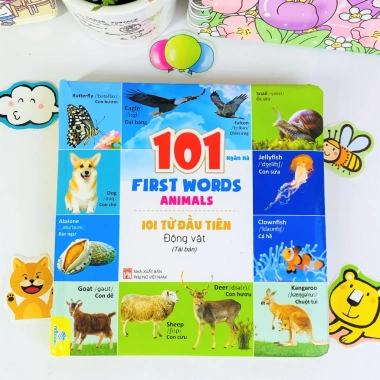 Sách 101 First Words - 101 Từ Đầu Tiên Song Ngữ Anh-Việt, Giá 44.000 - ndbooks 3 Sách 101 First Words - 101 Từ Đầu Tiên Song Ngữ Anh-Việt, Giá 44.000 - ndbooks 3