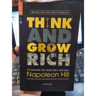 Sách 13 Nguyên Tắc Nghĩ Giàu Làm Giàu Think And Grow Rich Tái Bản Giá Ưu Đãi 135.150 VND