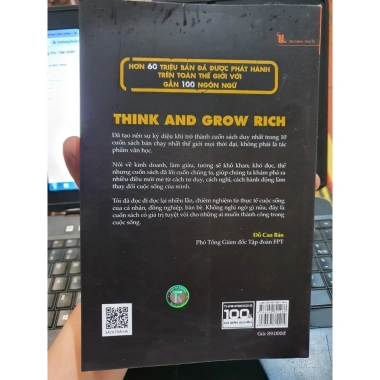 Sách 13 Nguyên Tắc Nghĩ Giàu Làm Giàu Think And Grow Rich Tái Bản Giá Ưu Đãi 135.150 VND