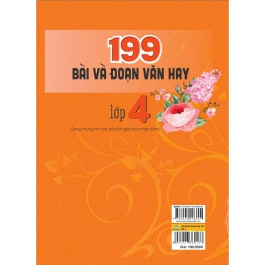 Sách 199 Bài và Đoạn Văn Hay Lớp 4 - Biên soạn GDPT mới, Giá ưu đãi 87.200 VND