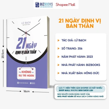 Sách 21 Ngày Định Vị Bản Thân- Nói Không Với Trì Hoãn | Bizbooks Giá 158.400 VND