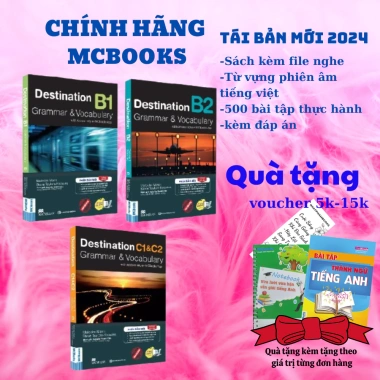 Sách 3 quyển Destination Grammar & Vocabulary B1 B2 C1 C2 – Giá chỉ 151.300 VND