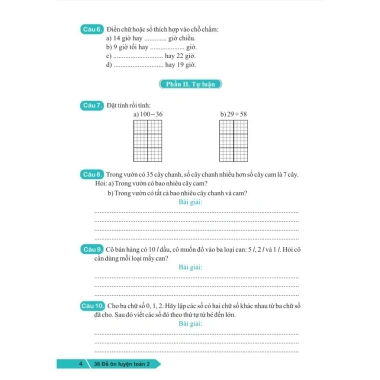 Sách 36 Đề Ôn Luyện Toán 2 - Ndbooks Giá Ưu Đãi 79.200đ, Đầy Đủ Bài Tập Cho Học Sinh 2