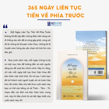 Sách 365 Ngày Tiến Về Phía Trước - Phát Triển Bản Thân Mỗi Ngày - Bizbooks Giá 140k 5