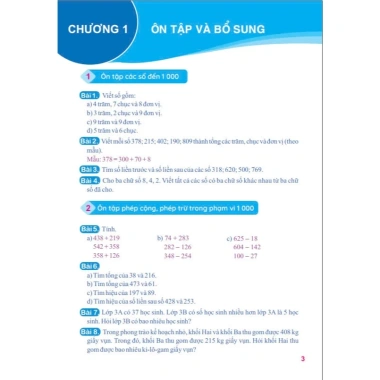 Sách 400 Bài Tập Toán Lớp 3 - Biên soạn GDPT mới, Giá ưu đãi 55.200đ - ndbooks 3