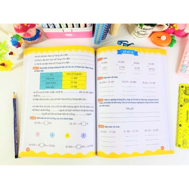 Sách 45 Đề Ôn Luyện & Kiểm Tra Toán 3 - Chương trình giáo mới - Giá chỉ 63.200 VND | ndbooks 4