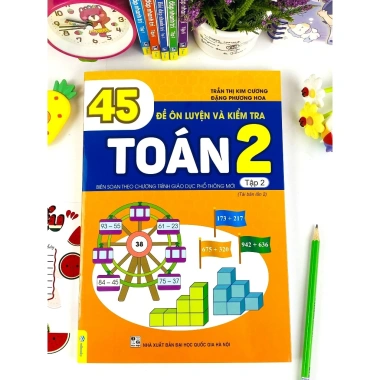 Sách 45 Đề Ôn Luyện và Kiểm Tra Toán 2 - Chương Trình GDPT Mới - 68.800 VND - ndbooks