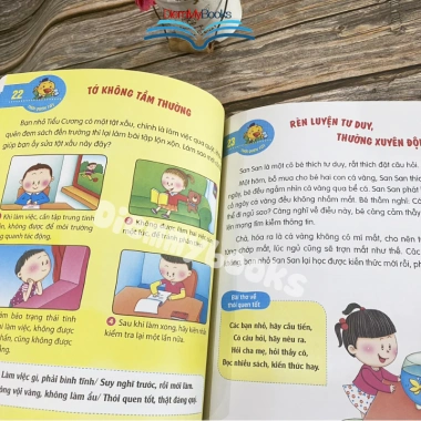 Sách 50 Thói Quen Tốt Dạy Trẻ 5 tuổi - Kỹ năng sống giúp con trưởng thành MinhThắng