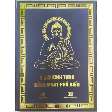 Sách 6 Bài Kinh Tụng Hàng Ngày Phổ Biến Bìa Cứng Ép Nhũ Vàng Ưu Đãi 190.000 VND