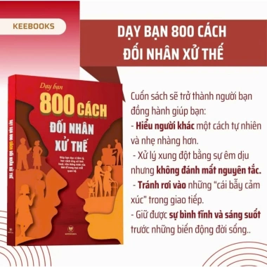 Sách 800 Cách Đối Nhân Xử Thế - Bí quyết giao tiếp, giảm giá chỉ 79.000 VND 2 Sách 800 Cách Đối Nhân Xử Thế - Bí quyết giao tiếp, giảm giá chỉ 79.000 VND 2