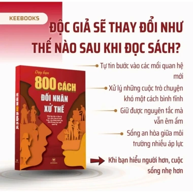 Sách 800 Cách Đối Nhân Xử Thế - Bí quyết giao tiếp, giảm giá chỉ 79.000 VND 3 Sách 800 Cách Đối Nhân Xử Thế - Bí quyết giao tiếp, giảm giá chỉ 79.000 VND 3