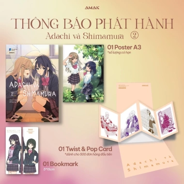 Sách Adachi và Shimamura Tập 2 Giá ưu đãi 96.000 VND, giảm so với 119.040