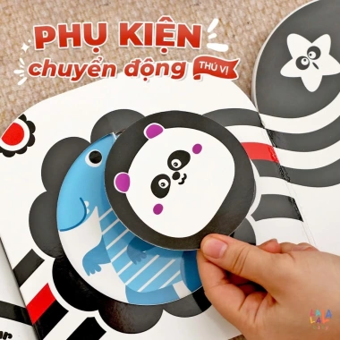 Sách Âm Thanh Lalalook Kích Thích Thị Giác Phát Triển Não Bộ Bé 0-6 Giá 299.000