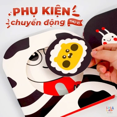 Sách Âm Thanh Lalalook Kích Thích Thị Giác Phát Triển Não Bộ Bé 0-6 Giá 299.000