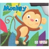 Sách Animal Shaped Book Monkey Tiếng Anh - Giá ưu đãi 36.000 VND, học từ vựng động vật