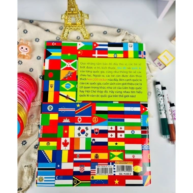 Sách Atlas Sticker Các Lá Cờ - Hơn 200 Sticker Độc Đáo, Giá 63.200₫ - ndbooks
