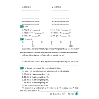 Sách Bài Tập Toán 4 Cánh Diều - Đề cuối tuần lớp 4, chỉ 51.000 VND, ndbooks