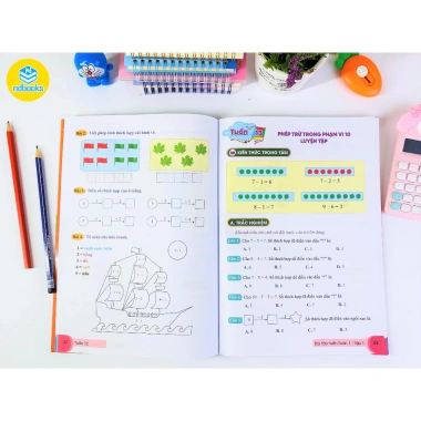 Sách Bài Tập Tuần Toán 1 GDPT mới - Cánh Diều - Giá ưu đãi 28.000 VNĐ - ndbooks 9 Sách Bài Tập Tuần Toán 1 GDPT mới - Cánh Diều - Giá ưu đãi 28.000 VNĐ - ndbooks 9