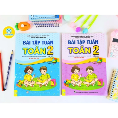Sách Bài Tập Tuần Toán 2 - GDPT mới, Cánh Diều, Giá chỉ 28.000₫ - ndbooks