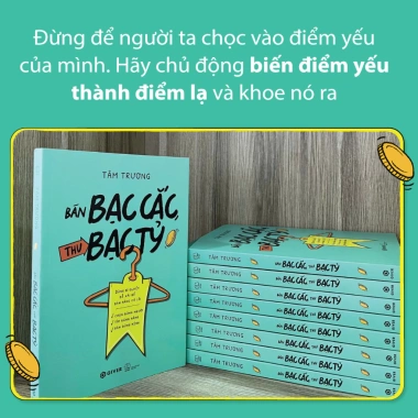 Sách Bán Bạc Cắc - Thu Bạc Tỷ: Bí Quyết Dễ Xài Để Bán Hàng Có Lãi, Giá 164k