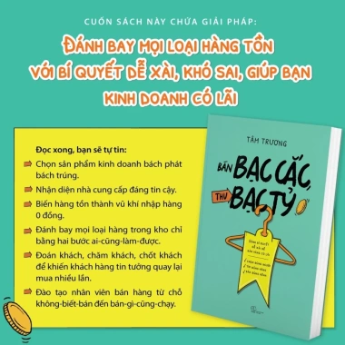 Sách Bán Bạc Cắc Thu Bạc Tỷ - Bí quyết kiếm tiền nhanh, giảm giá 22% chỉ 157.210 VNĐ