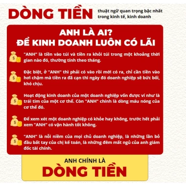 Sách Bản Đồ Dòng Tiền – Hiểu Áp Dụng Đồ Kế Toán Doanh Nghiệp Đời Sống, Giá 132k