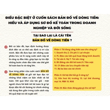 Sách Bản Đồ Dòng Tiền – Hiểu Áp Dụng Đồ Kế Toán Doanh Nghiệp Đời Sống, Giá 132k
