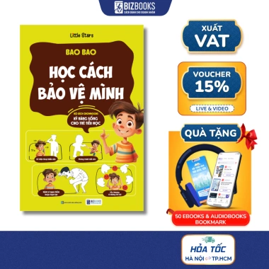 Sách Bao Bao Học Cách Bảo Vệ Mình - Growbooks: Kỹ Năng Sống Dành Cho Trẻ Tiểu Học, Giá ưu đãi 88.800 VND