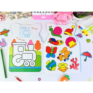 Sách Bé Dán Hình & Tô Màu ndbooks - Phát Triển Sáng Tạo, Giá Ưu Đãi 56.000 VNĐ 8