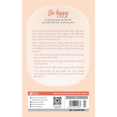 Sách Be Happy – 35 Phương Pháp Hiệu Quả Phát Triển Bản Thân, Sống An Lành, Giá Ưu Đãi 113.600₫