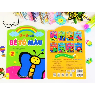 Sách Bé Tô Màu 0-3 tuổi - ndbooks Giá chỉ 40.000, phát triển tư duy sáng tạo