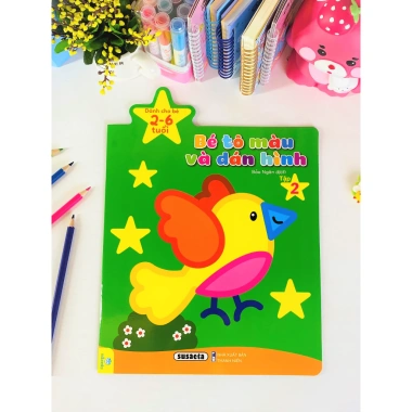 Sách Bé Tô Màu Và Dán Hình 2-6 tuổi - Giá ưu đãi 40.000đ | ndbooks