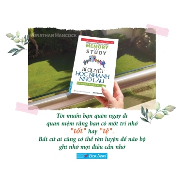 Sách Bí Quyết Học Nhanh Nhớ Lâu - First News | Ghi nhớ siêu tốc, chỉ 49.451₫