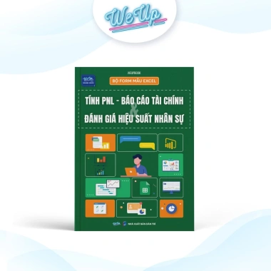 Sách bộ form mẫu Excel tính PNL, báo cáo tài chính, đánh giá hiệu suất nhân sự - Giá ưu đãi 149.000₫