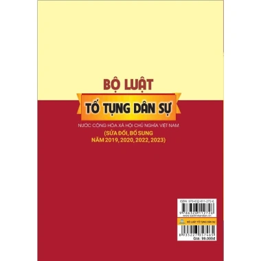 Sách Bộ Luật Tố Tụng Dân Sự Sửa Đổi Bổ Sung 2.019-2.023 - Giá 74.250đ | ndbooks 4