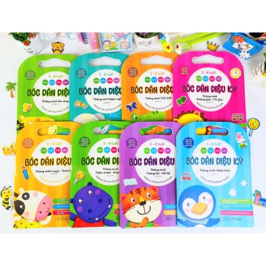 Sách Bóc Dán Diệu Kỳ 3-6 tuổi - Thông Minh Toàn Diện, Giá Ưu Đãi 94.400₫ 3 Sách Bóc Dán Diệu Kỳ 3-6 tuổi - Thông Minh Toàn Diện, Giá Ưu Đãi 94.400₫ 3