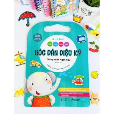 Sách Bóc Dán Diệu Kỳ 3-6 tuổi - Thông Minh Toàn Diện, Giá Ưu Đãi 94.400₫