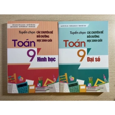 Sách bồi dưỡng học sinh giỏi Toán 9 Đại số và Hình học giá ưu đãi 149.600 VND