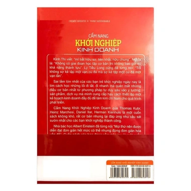 Sách Cẩm Nang Khởi Nghiệp Kinh Doanh Kế Hoạch Chuyên Nghiệp Đạt Thành Công Giá 168.000 VND 2