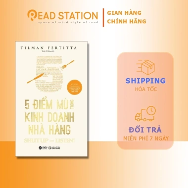 Sách Cẩm Nang Mở Nhà Hàng - 5 Điểm Mù Kinh Doanh, Lòng Hiếu Khách và Trường Tồn - 126.750 VND