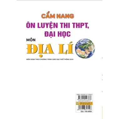 Sách Cẩm Nang Ôn Luyện Địa Lý THPT - Đại Học, Chương Trình Mới, Giá 116k - ndbooks