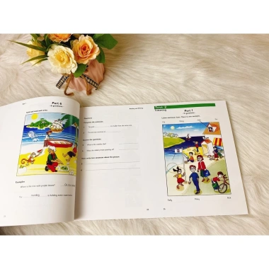 Sách Cambridge Movers 1-2-3-4 khổ dọc Tiếng Anh trẻ em giảm còn 90.000đ