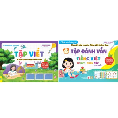 Sách Chắp Cánh Cùng Bé - Tập Viết và Đánh Vần cho Trẻ 3-6 tuổi, Giá ưu đãi 51,350 VND 3 Sách Chắp Cánh Cùng Bé - Tập Viết và Đánh Vần cho Trẻ 3-6 tuổi, Giá ưu đãi 51,350 VND 3