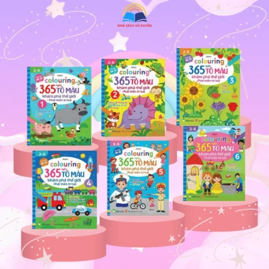 Sách Colouring 365 Ngày Tô Màu Bé 2-6 Tuổi - Phát Triển Trí Tuệ, Giá 177.120₫