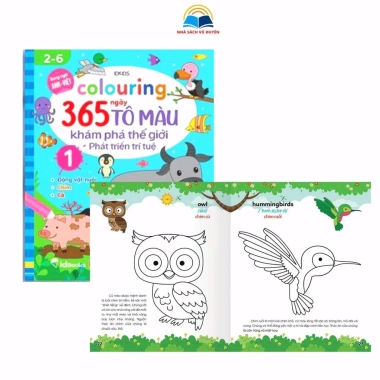 Sách Colouring 365 Ngày Tô Màu Bé 2-6 Tuổi - Phát Triển Trí Tuệ, Giá 177.120₫